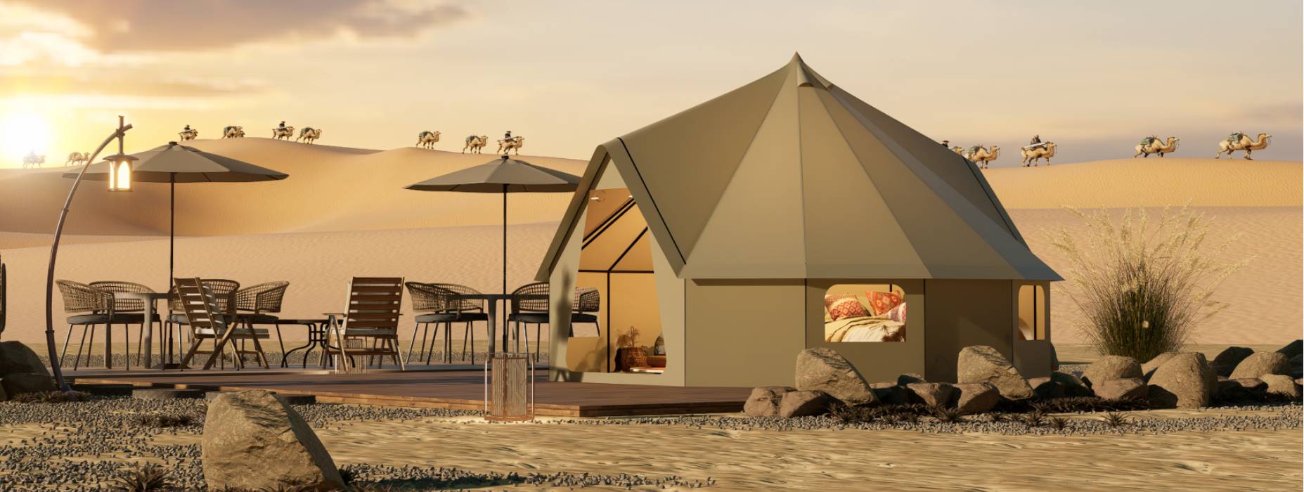 新会区露营酒店帐篷产品